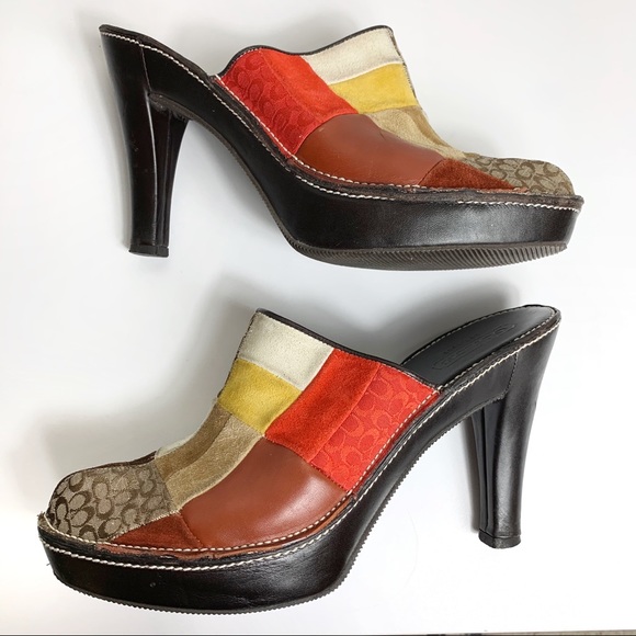 Coach Kieran Patchwork Logo Heels - Picture 4 of 7